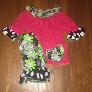 Off The Shoulder Maggie & Me Matching Outfit